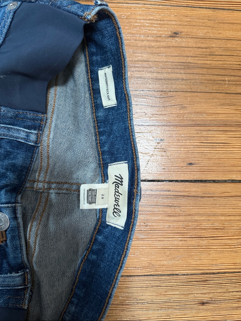 Madewell Maternity Under the Bump Jeans